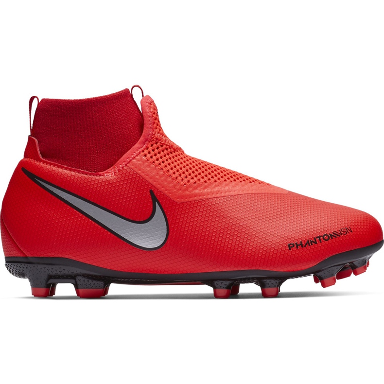 Nike Phantom Vsn Academy Df FG / MG Jr AO3287 600 tenisica za nogomet crvena crvena