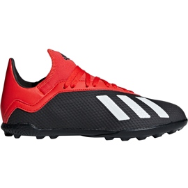 Kopačke Adidas X 18.3 Tf Jr BB9402 crna crna