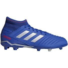 Kopačke adidas Predator 19.3 Fg Jr plava CM8533 višebojan