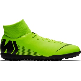 Nike Mercurial Superfly 6 Club Tf AH7372 701 nogometne cipele višebojan zelena