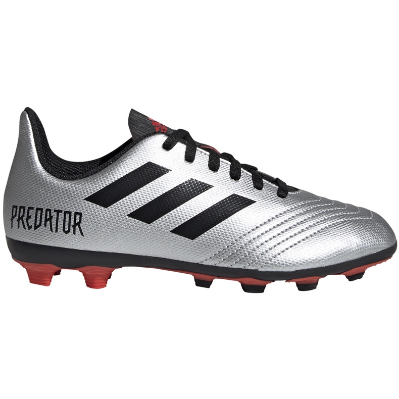 Kopačke adidas Predator 19.4 FxG Jr srebrne G25822 raznobojna srebro