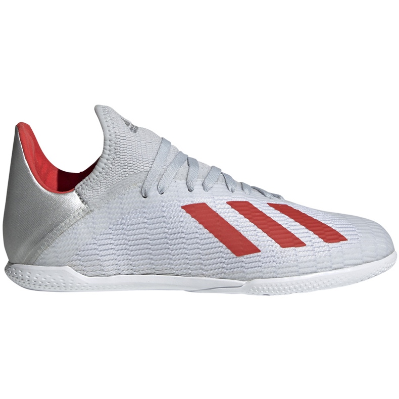 Kopačke adidas X 19.3 In Jr. srebro F35355 raznobojna siva
