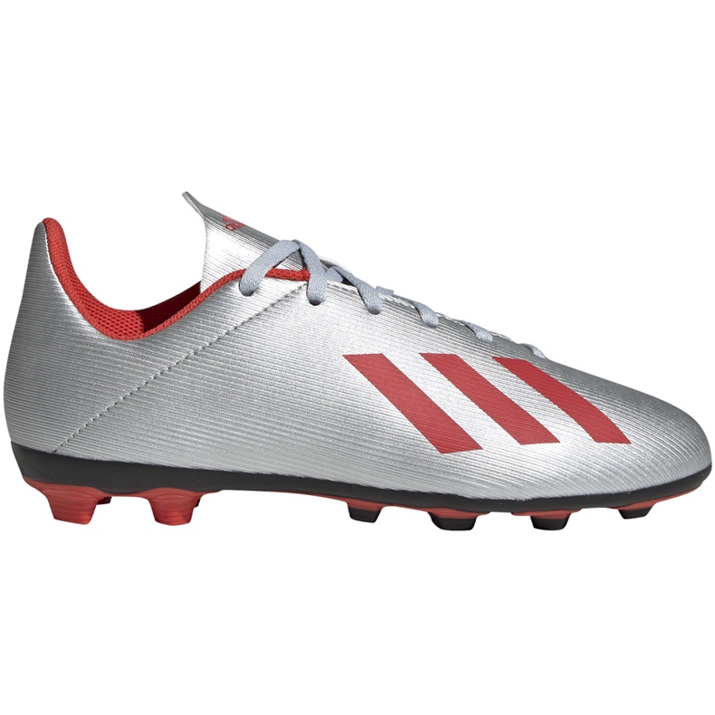Kopačke adidas X 19.4 FxG Jr srebrne F35362 raznobojna srebro