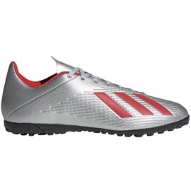 Kopačke adidas X 19.4 Tf srebrne F35344 višebojan srebro