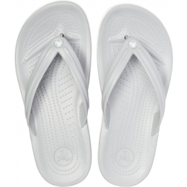 Crocs papuče Crocband Flip svijetlo siva bijela 11033 00J