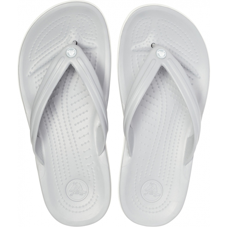 Crocs papuče Crocband Flip svijetlo siva bijela 11033 00J