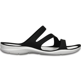 Crocs ženske papuče Swiftwater Sandal W crno -bijele 203998 066 bijela crna