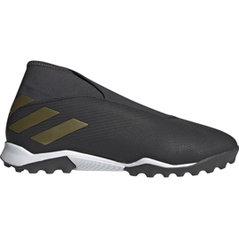 Adidas Nemeziz 19.3 Ll Tf nogometne cipele crne EF0386 crna crna