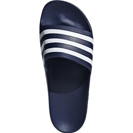 Adidas Adilette Aqua papuče teget F35542 bijela tamnoplava