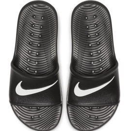 Nike Kawa Tuš GS / PS crne papuče BQ6831 001 bijela crna
