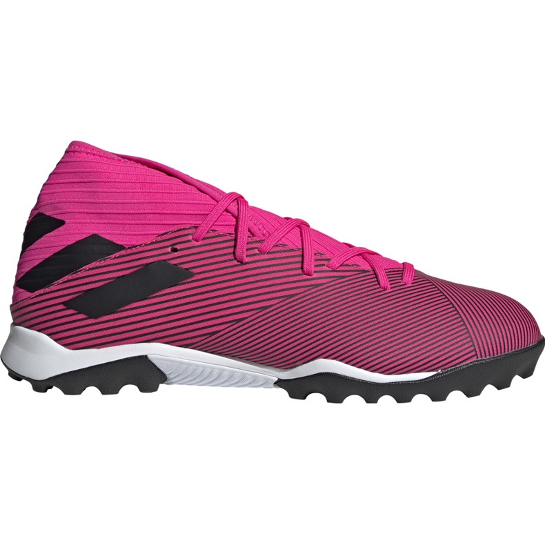 Kopačke adidas Nemeziz 19.3 Tf pink F34426 ružičasta crno