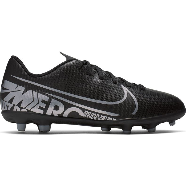 Nike Mercurial Vapor 13 Club FG / MG Junior AT8161 001 nogometne cipele crno crno