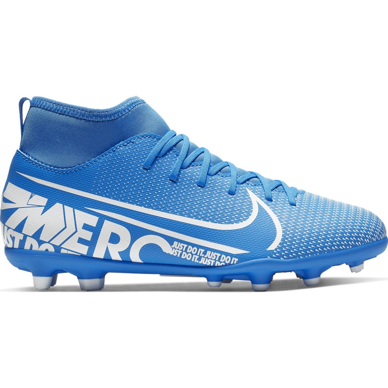 Nike Mercurial Superfly 7 Club FG / MG Junior AT8150 414 nogometne cipele plava plava