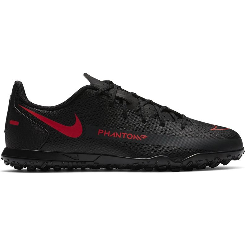 Nike Jr Phantom Gt Club Tf CK8483 060 nogometne cipele crno crno