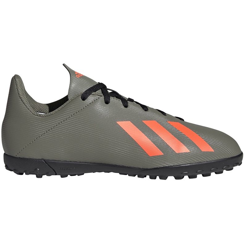 Zelene nogometne cipele adidas X 19.4 Tf Jr EF8378 zelena zelena
