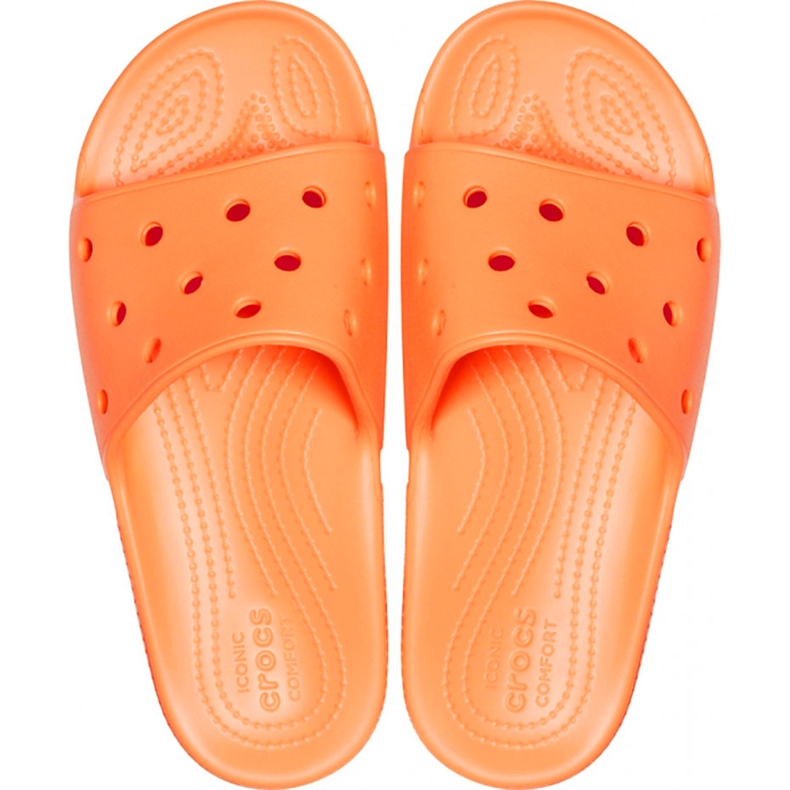 Crocs Classic Slide ženske papuče marelice 206121 801 naranča