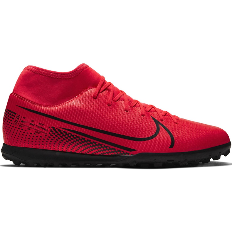 Nike Mercurial Superfly 7 Club Tf AT7980 606 patike za nogomet crvena crvena