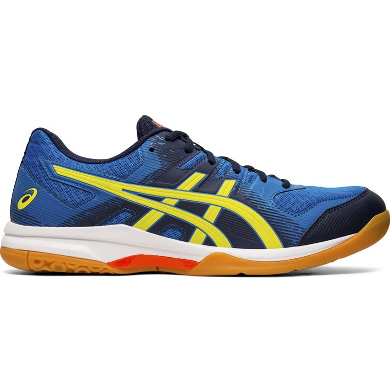 Asics Gel Rocket 9 muške cipele za odbojku plave tamnoplave 1071A030 400 plava