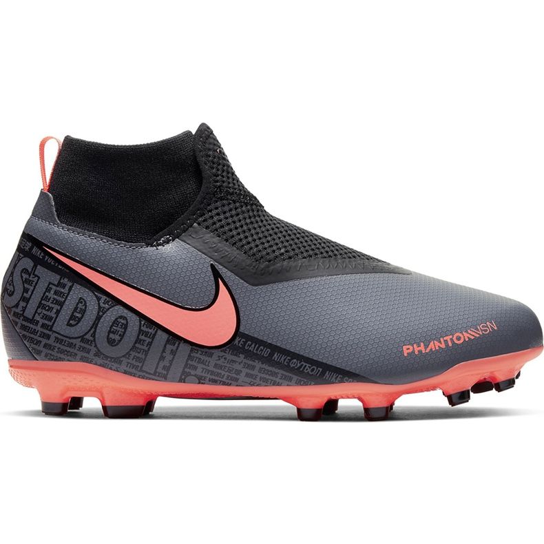 Nike Phantom Vsn Academy Df FG / MG Jr AO3287 080 nogometne cipele raznobojna crno