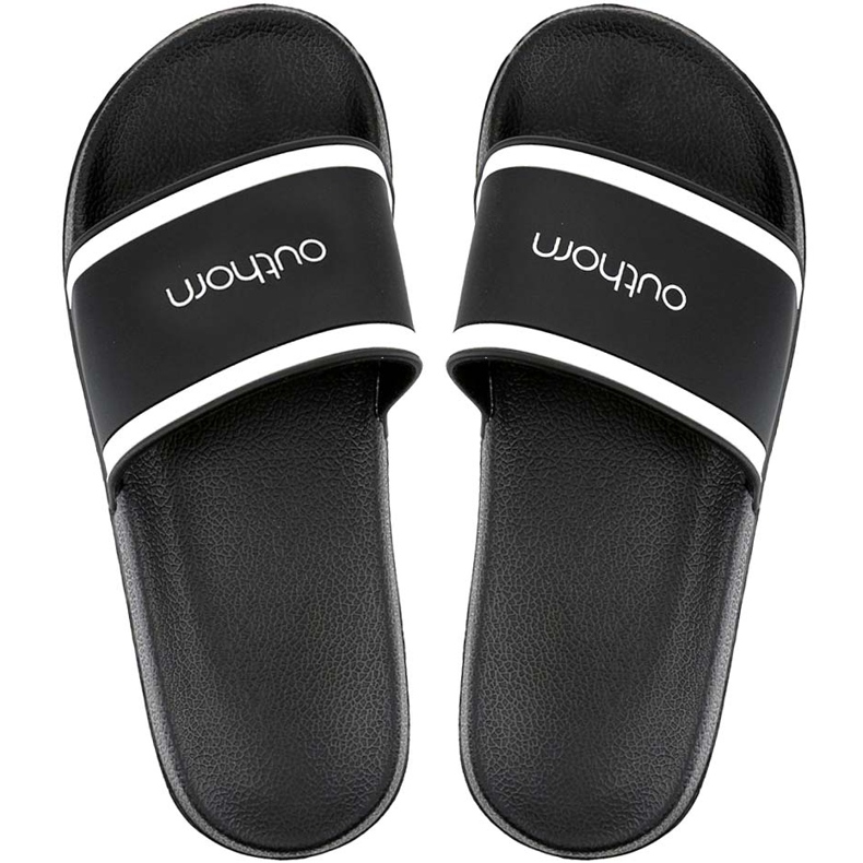 Outhorn muške papuče crno -bijele HOL20 KLM601 20S bijela