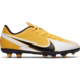 Nike Mercurial Vapor 13 Club FG / MG Junior AT8161 801 nogometne cipele narančasta žuta boja