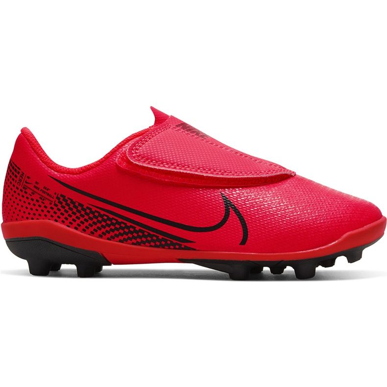 Nike Mercurial Vapor 13 Club Mg PS (V) Junior AT8162 606 nogometne cipele raznobojna crvena