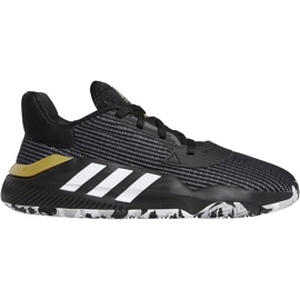 Adidas Pro Bounce 2019 Niske crno -bijele cipele EF0469 crna crna