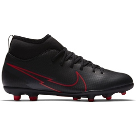 Nike Mercurial Superfly 7 Club FG / MG Junior AT8150 060 nogometne cipele crna crna