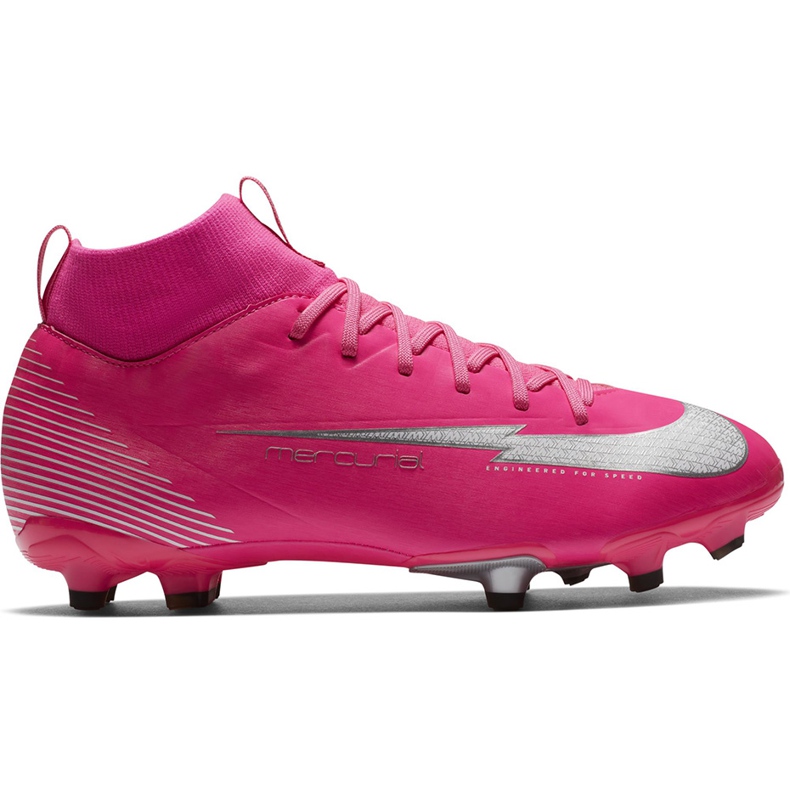 Nike Mercurial Superfly 7 Academy Km FG / MG Junior DB5609 611 nogometne cipele ružičasta ružičasta