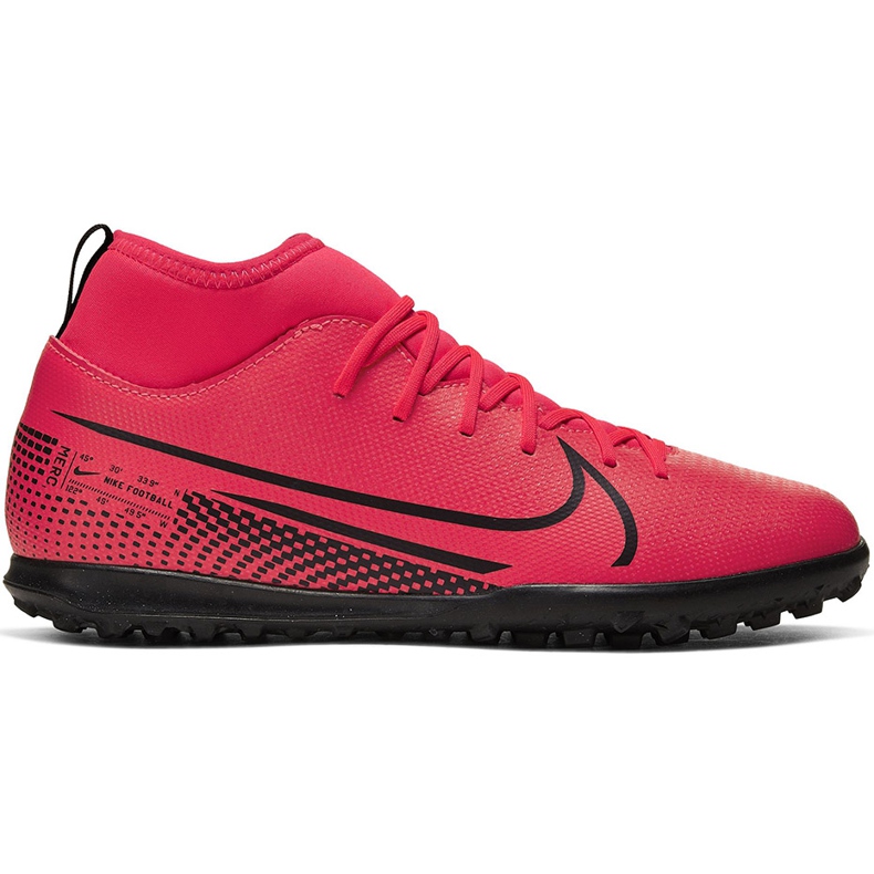Nike Mercurial Superfly 7 Club Tf Junior AT8156 606 patike za nogomet crvena crvena