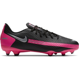 Nike nogometne cipele Phantom Gt Academy FG / MG Junior CK8476 006 crna crna