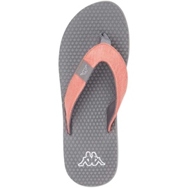 Ženske papuče Kappa Cally koraljno-sive 242834 2916 narančasta siva