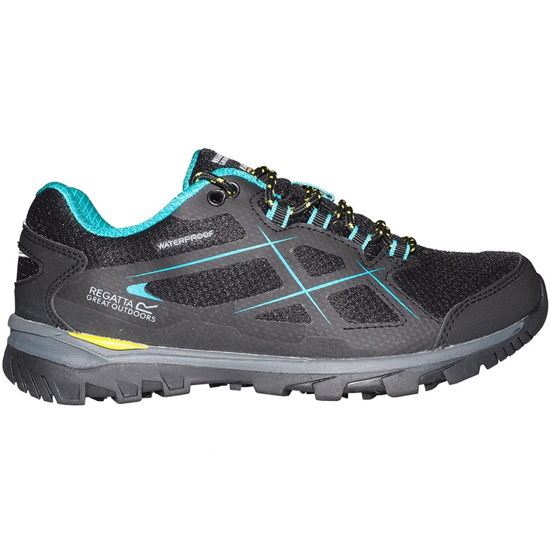 Ženske cipele Regatta Wms Kota Low crne i plave RWF489 41QF crno plava siva
