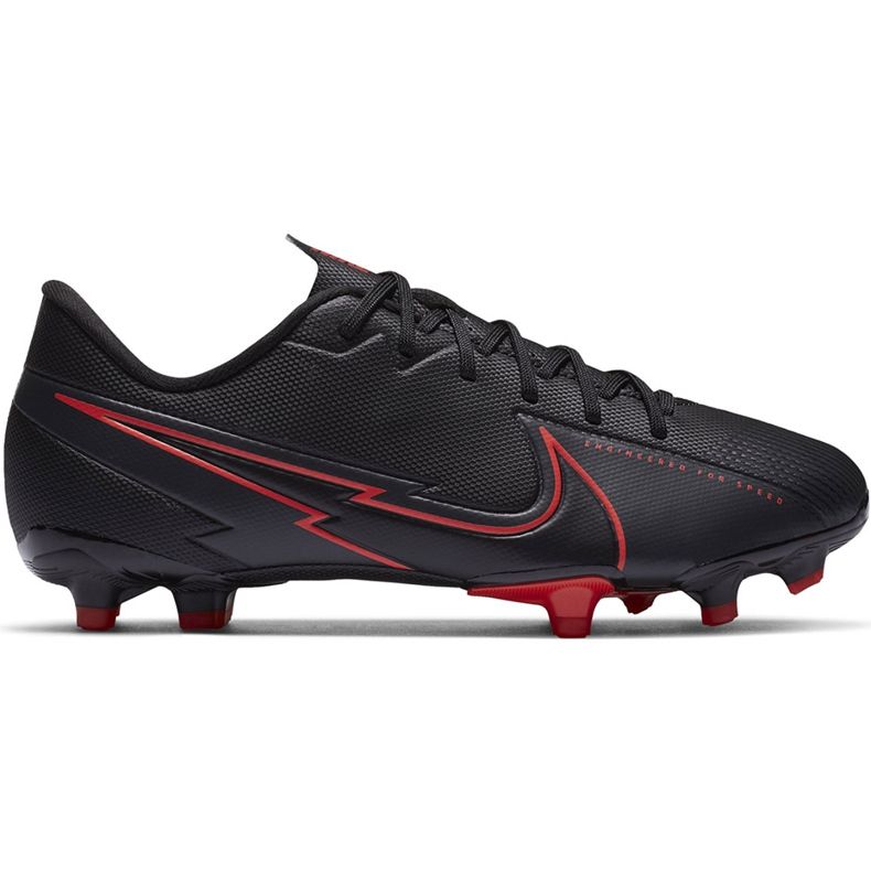 Nike Mercurial Vapor 13 Academy FG / MG Junior AT8123 060 nogometne cipele crno crno