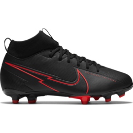 Nike Mercurial Superfly 7 Academy FG / MG Junior AT8120 060 nogometna cipela crna crna