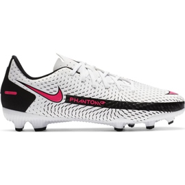 Nogometne tenisice Nike Jr Phantom Gt Academy FG / MG CK8476 160 bijela bijela