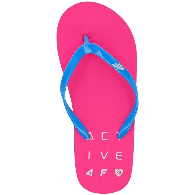 Papuče za djevojčice 4F fuksija HJL20 JKLD001 55S ružičasta