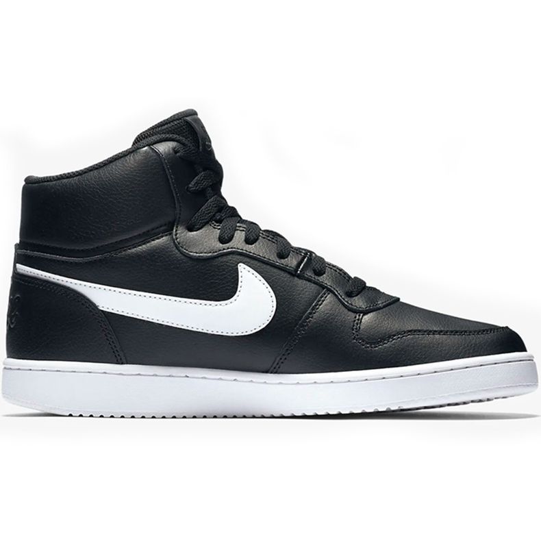 Muške cipele Nike Ebernon Mid crno -bijele AQ1773 002 bijela