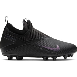 Nike Phantom Vsn 2 Academy Df FG / MG Junior CD4059 010 nogometne cipele crna crna