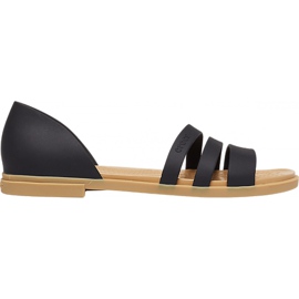 Crocs ženske sandale Tulum Open Flat W crne 206 109 00W crna