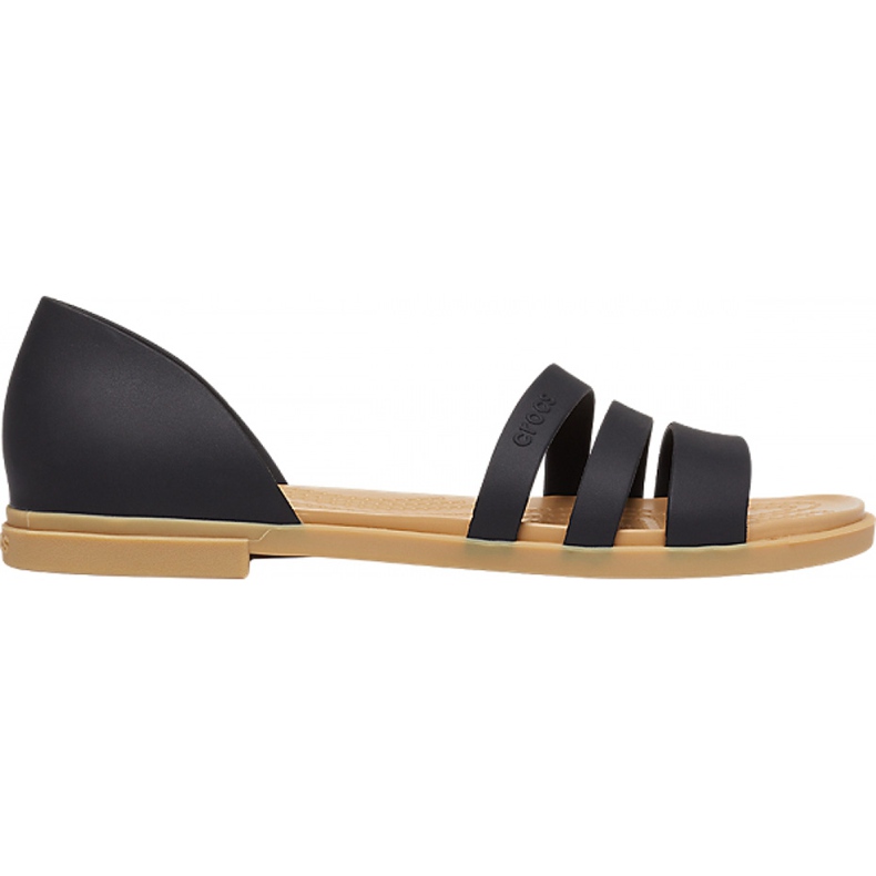 Crocs ženske sandale Tulum Open Flat W crne 206 109 00W crno