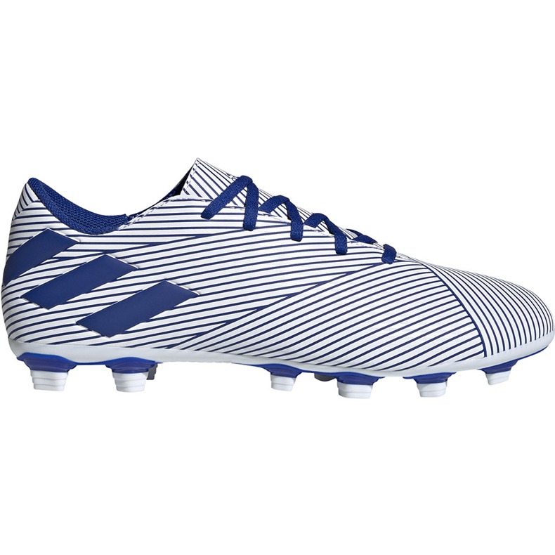 Adidas Nemeziz 19.4 FxG bijele i plave nogometne cipele EF1707 raznobojna plava