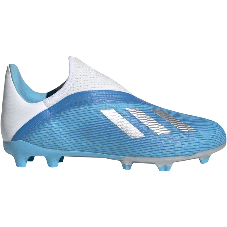 Adidas X 19.3 Ll Fg Junior plave tenisice EF9114 plava, bijela, srebrna plava
