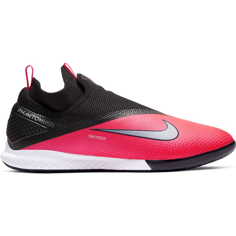 Nike React Phantom Vsn 2 Pro Df Ic CD4170 606 nogometna cipela crveno-crno crvena