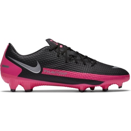 Nike Phantom Gt Academy FG / MG CK8460 006 nogometne cipele crna, ružičasta crno