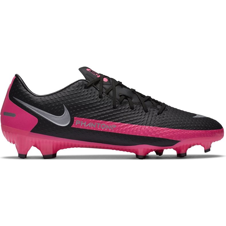 Nike Phantom Gt Academy FG / MG CK8460 006 nogometne cipele crna, ružičasta crno
