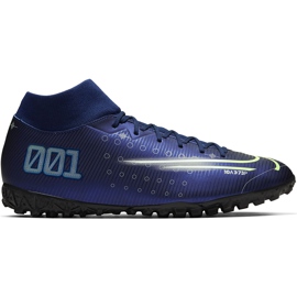 Nike Mercurial Superfly 7 Academy Mds Tf BQ5435 401 nogometna cipela mornarica plava