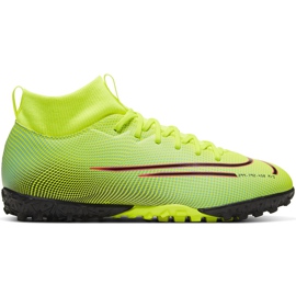 Nike Mercurial Superfly 7 Academy Mds Tf BQ5435 703 nogometna cipela plava, celadon zelena