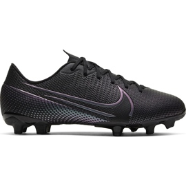 Nike Mercurial Vapor 13 Academy FG / MG Junior AT8123 010 nogometne cipele crna/siva/srebrna crna