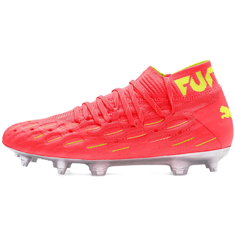 Puma Future 5.1 Netfit Osg Fg Ag Junior 105946 01 kopačke za djecu žuta boja crvena